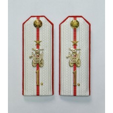 Погоны обер-офицера броневого отряда Русской Императорской армии, обр. 1914-1917 г.г.. Образец изготовления.